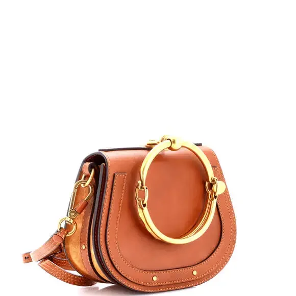 Chloe Nile Crossbody Bag Leather Small #210321C10B - Picture 2 of 9
